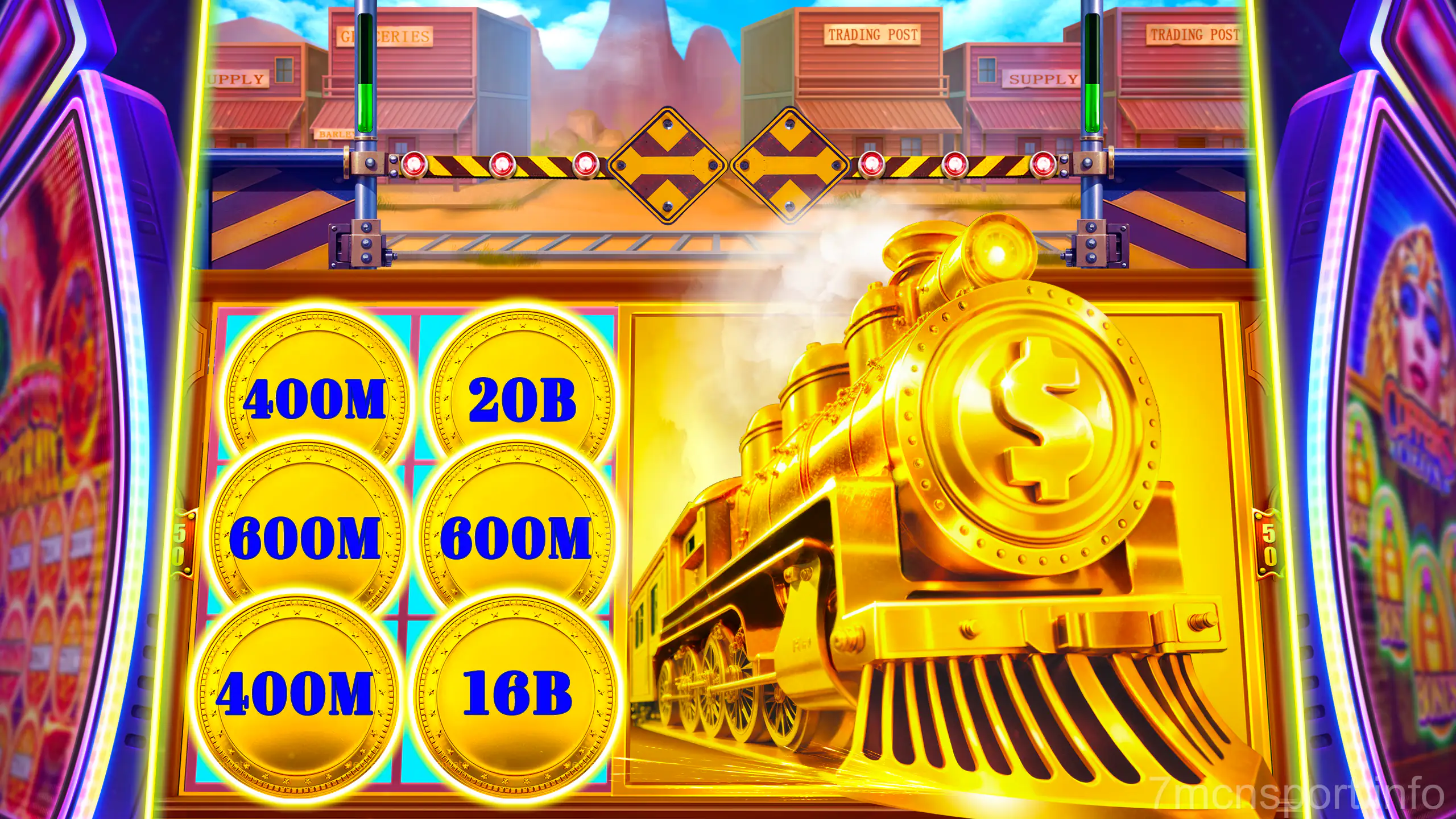 Trải nghiệm Slots 7mcn